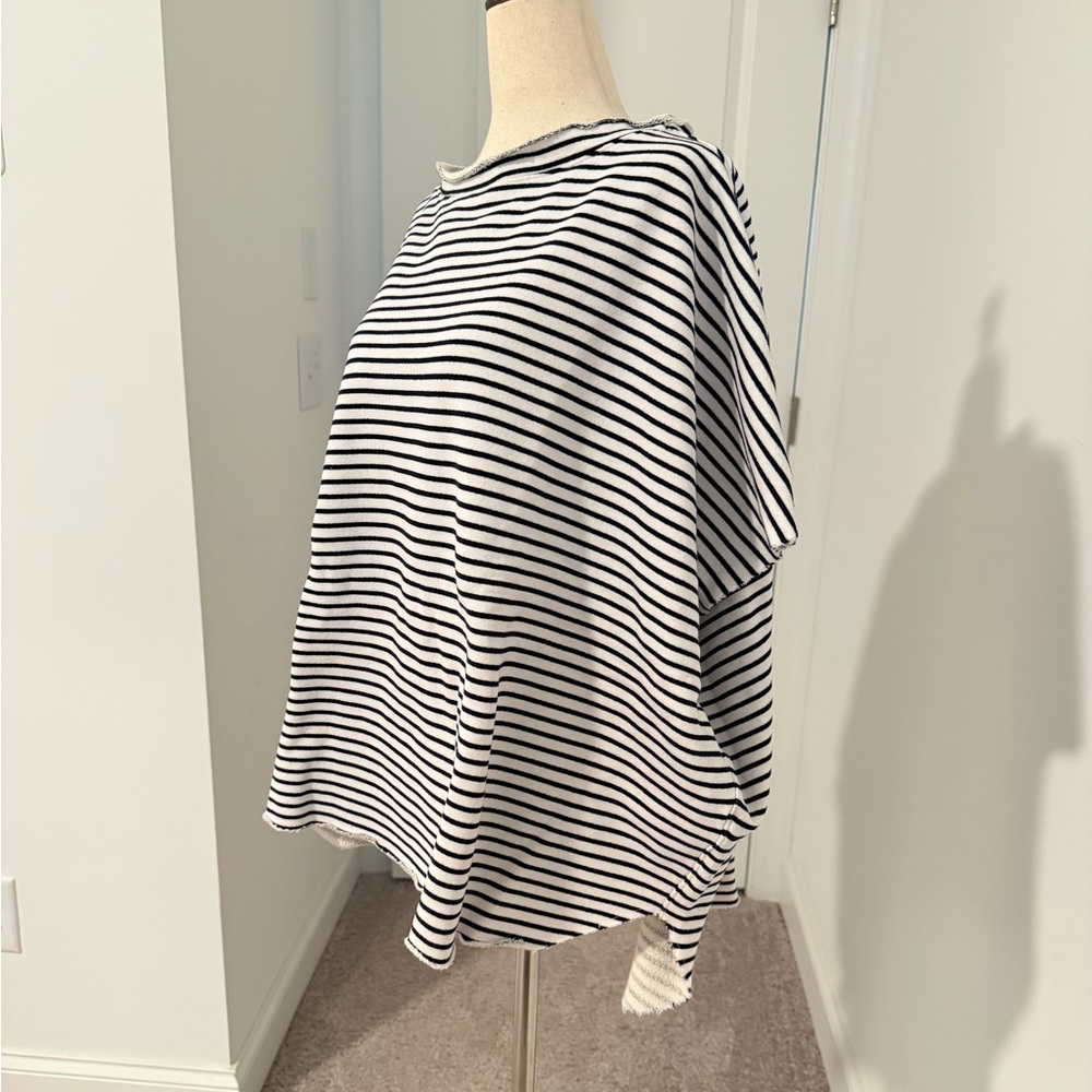 Frank & Eileen Hampton travel set in navy stripes size XS - Picture 8 of 14
